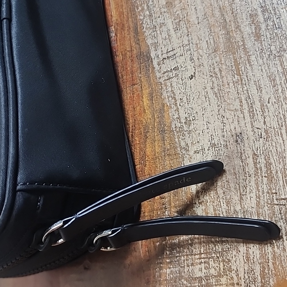 Kate Spade Black Double Zip Camera Bag Crossbody Purse - Picture 3 of 13